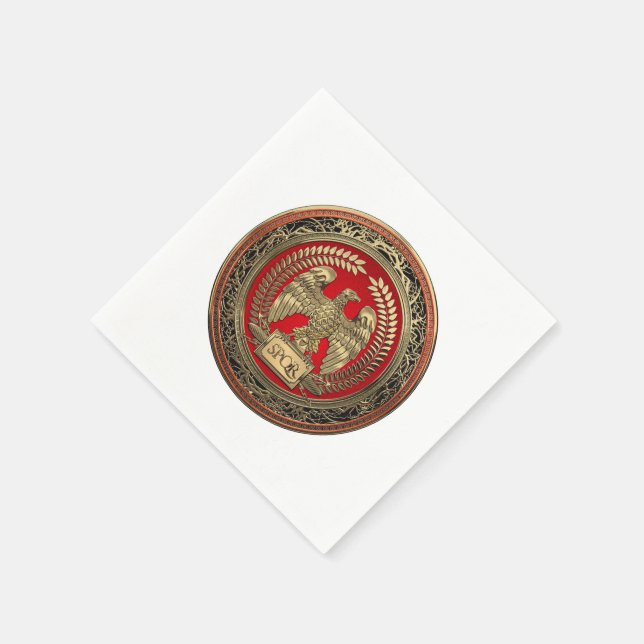 Serviette En Papier [100] Aigle impérial romain d'or (Coin)