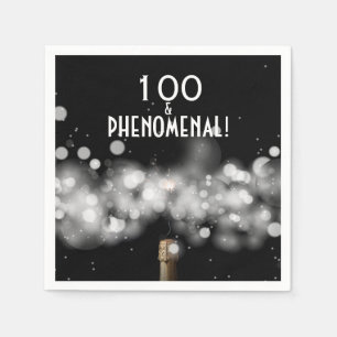 Serviette En Papier 100 et Phenomenal Champagne Party Napkins