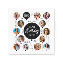 100e anniversaire Ballons photo