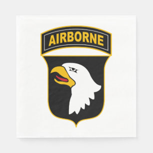 Serviette En Papier 101e division aéroportée Vétéran militaire