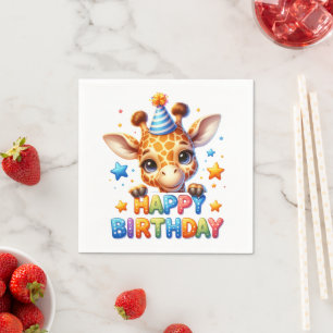Serviette En Papier #10 Joyeux Anniversaire