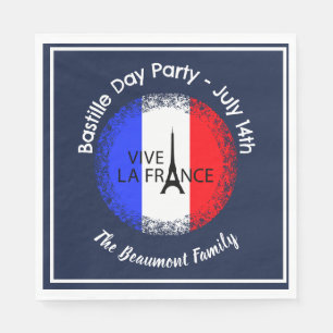 Serviette En Papier 14 juillet Fête du 14 juillet