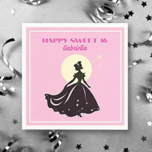 Serviette En Papier 16 ans! Bonne fête d'anniversaire