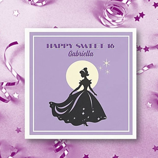 Serviette En Papier 16 ans! Bonne fête d'anniversaire (Créateur téléchargé)