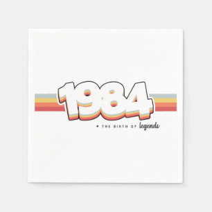 Serviette En Papier 1984 La naissance des légendes