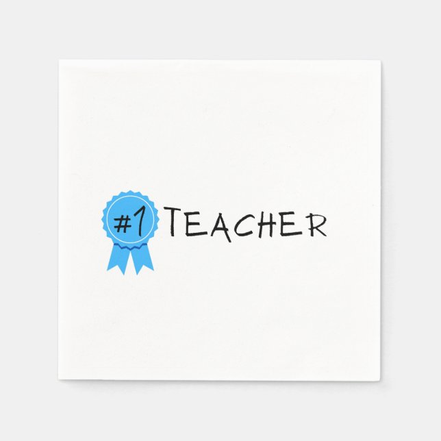 Serviette En Papier #1 Enseignant (Devant)