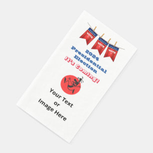 Serviette En Papier 2024 Présidential Election Running Man Edition