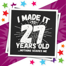 27 Ans Mème Sarcastique vieux drôle 27ème annivers