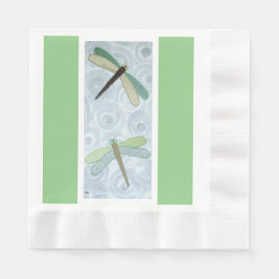 Serviette En Papier 2 libellules #1