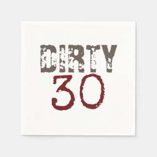 Serviette En Papier 30 30e anniversaire serviettes