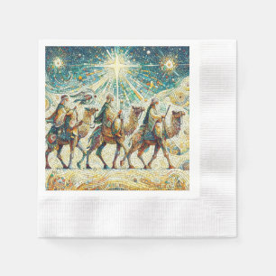 Serviette En Papier 3 hommes sages