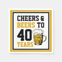 40e anniversaire Cheers & Bières à 40 ans