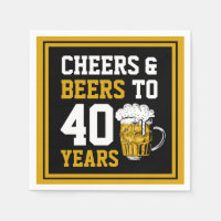 40e anniversaire Cheers & Bières à 40 ans