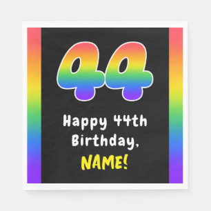 Serviette En Papier 44e anniversaire : Rainbow Spectrum # 44, Nom pers