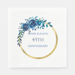 Serviette En Papier 45e et 65e édition du Sapphire