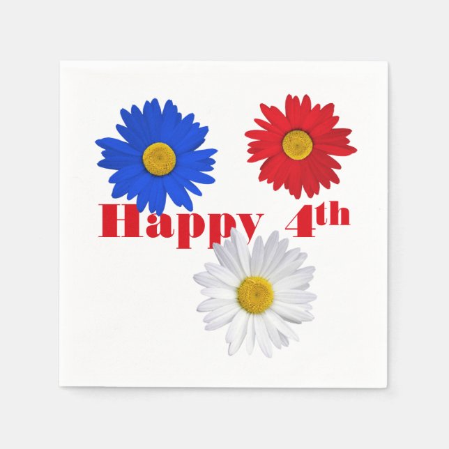 Serviette En Papier 4 juillet (Devant)