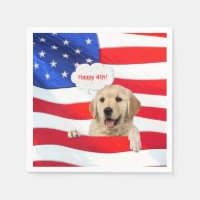 4 juillet Golden Retriever