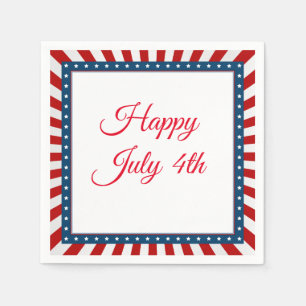 Serviette En Papier 4 juillet Papier serviettes