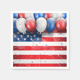 Serviette En Papier 4 juillet Papier serviettes