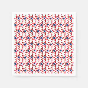Serviette En Papier 4 juillet Patriotic Paper Napkins