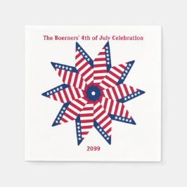 Serviette En Papier 4 juillet Patriotique Fun Party Papier Napkins