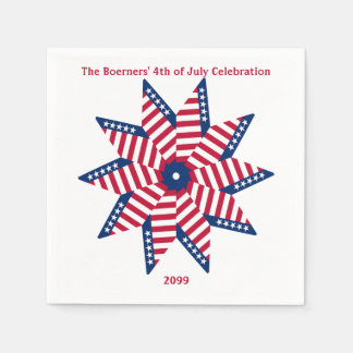 Serviette En Papier 4 juillet Patriotique Fun Party Papier Napkins