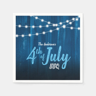 Serviette En Papier 4 juillet Russe BBQ Party