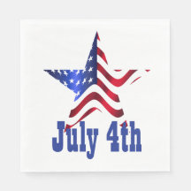 4 juillet une étoile avec les États-Unis Drapeau p