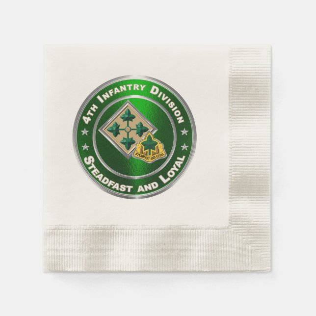 Serviette En Papier 4e division d'infanterie (Devant)