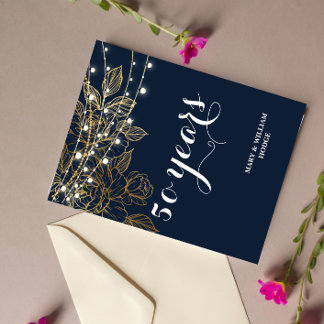 Serviette En Papier "50 ans de l'éternité : un anniversaire à retenir"