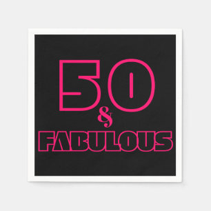 Serviette En Papier 50 et Fabuleux fête d'anniversaire