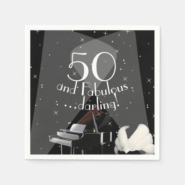 Serviette En Papier 50 et Fabulous Darling (Devant)