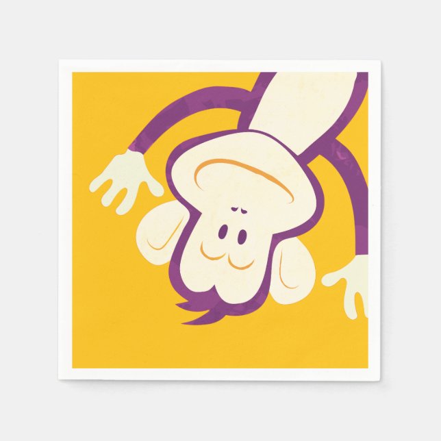 Serviette En Papier 50 serviettes singes pour la fête d'anniversaire d (Devant)