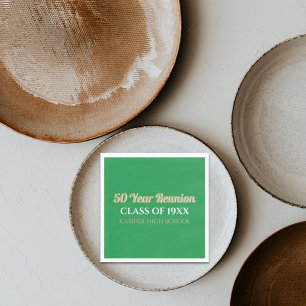 Serviette En Papier 50e Amusement de Réunion ! Serviettes de réunion p