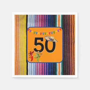 Serviette En Papier 50e anniversaire Design mexicain