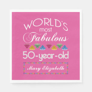 Serviette En Papier 50e anniversaire Les plus fabuleuses Gems frambois