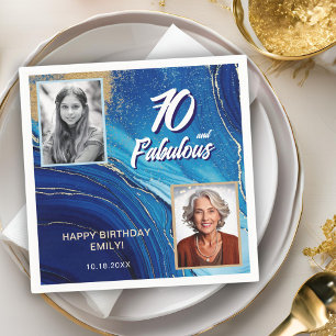 Serviette En Papier 70 et Fabulous Marble Parties scintillant 2 Photo 