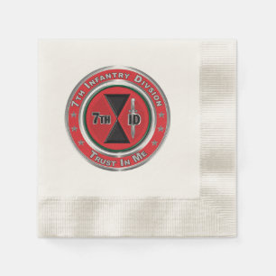 Serviette En Papier 7e division d'infanterie