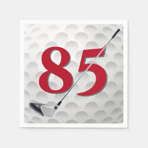 Serviette En Papier 85e anniversaire Golf Club Napkins