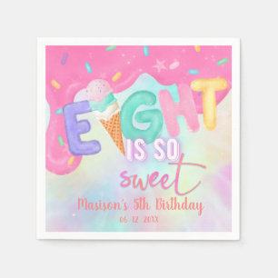 Serviette En Papier 8ème est si doux Pink Frosting Napkins