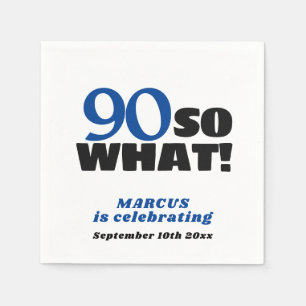 Serviette En Papier 90 Alors quelle typographie positive 90e anniversa