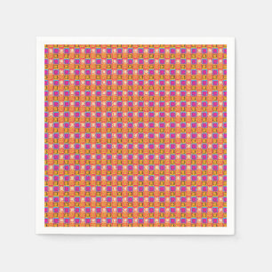 Serviette En Papier à damiers
