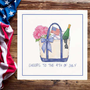 Serviette En Papier À la fête du 4 juillet Patriotique / Americana