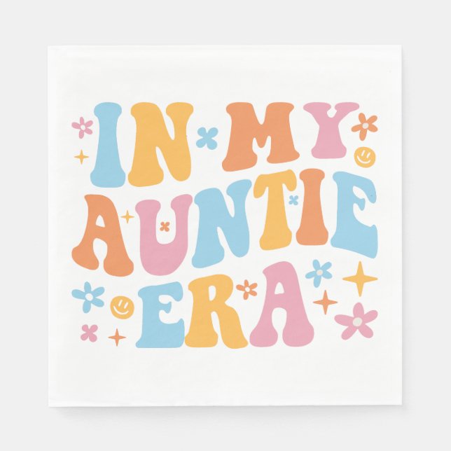 Serviette En Papier A L'Ère De Ma Tante (Devant)