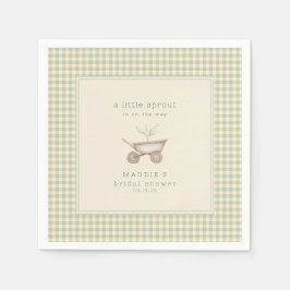 Serviette En Papier A Little Sprout is on the Way Baby Shower 