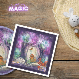 Serviette En Papier  A New Chapter Begins I Storybook Baby shower