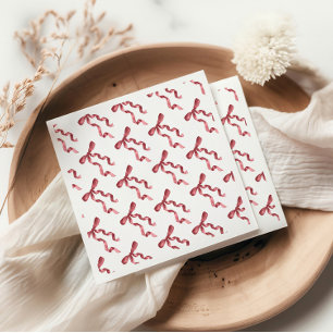 Serviette en papier à nœud bourguignon