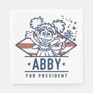 Serviette En Papier Abby Pour Président
