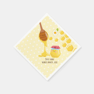 Serviette En Papier abeille, abeille miel, peigne de miel, Bumble bee