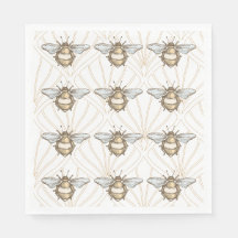 Abeille de miel vintage